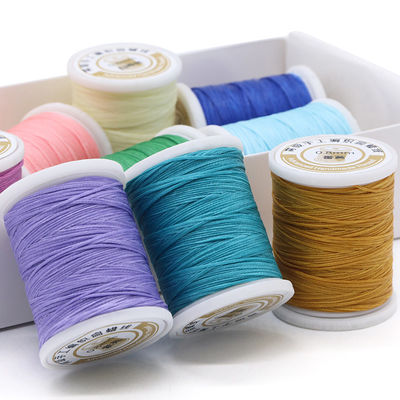50m 0,8mm Fil compte fil ciré Parfait pour la réparation de cuir artisanal Matériau de polyester