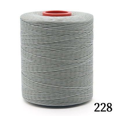 210D/16 Fil de couture en polyester Fil de cuir cousu à la main Fil ciré 0,8 mm 1 mm 240 Couleurs