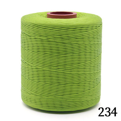 210D/16 Fil de couture en polyester Fil de cuir cousu à la main Fil ciré 0,8 mm 1 mm 240 Couleurs