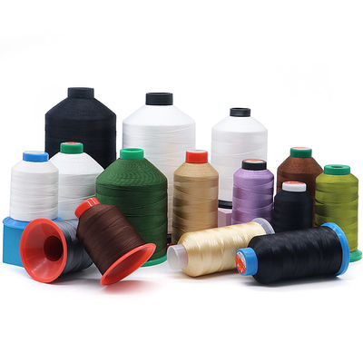 Protecteur UV 210d/3 Polyester blanc fils de couture lourds pour les amateurs de polyester / nylon