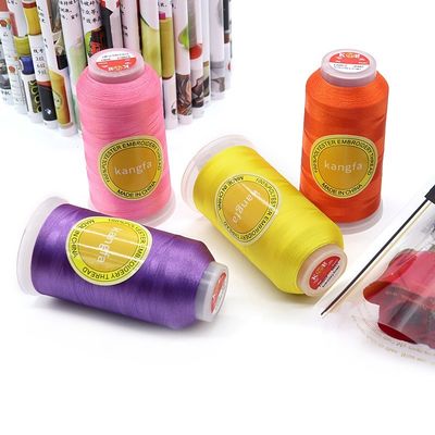 5000m 160g fil de broderie mercérifié pour la machine à broderie 150D/2 100% polyester