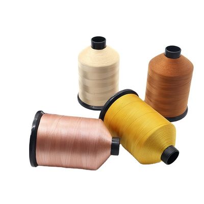 Protecteur UV 210d/3 Polyester blanc fils de couture lourds pour les amateurs de polyester / nylon