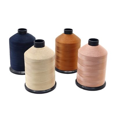 Protecteur UV 210d/3 Polyester blanc fils de couture lourds pour les amateurs de polyester / nylon