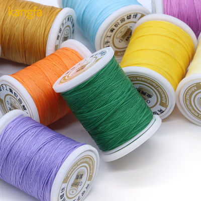 20g de poids MERCÉRIZÉ Flat Sewing Coarse Braid Waxed Thread Pour la réparation de cuir artisanal