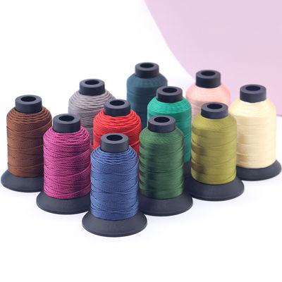 Échantillon de fil de polyester Boho 210D écologique destiné à l'usage à la machine à coudre tissée à la main