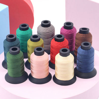 Échantillon de fil de polyester Boho 210D écologique destiné à l'usage à la machine à coudre tissée à la main