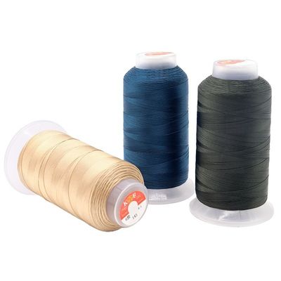 Assistance 7 jours Temps de livraison de l'ordre de l'échantillon 100g Fil de nylon de haute ténacité pour les produits en cuir