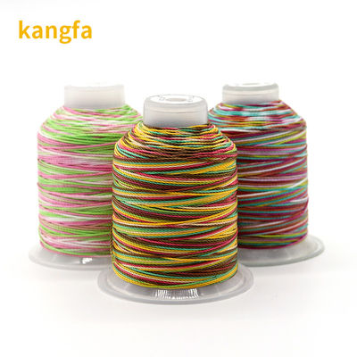 Résistant à haute température 100G Poids 15 couches Rainbow Tissage artisanal Fil de polyester