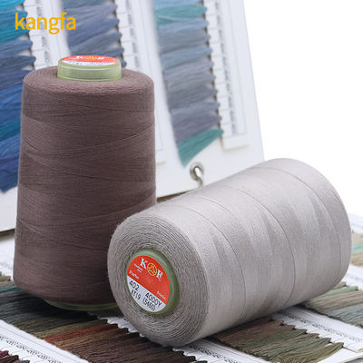 Tkt 120 Fil de couture en polyester enfoncé 402 Fil de polyester pour la couture de nappes à table