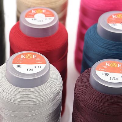 304 couleurs fil de couture résistant aux UV pour meubles extérieurs résistant à la chaleur et durable
