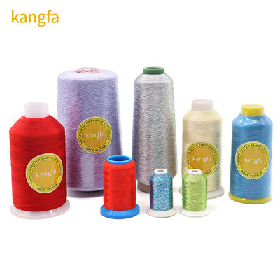 MERCERIZED 5000m 150D/2 100% fil de polyester pour la machine à broderie teinte couleur 160g