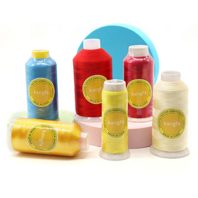 Polyester/Nylon 120D/2 fil de broderie de 4000 yards 100g poids pour la machine à broderie