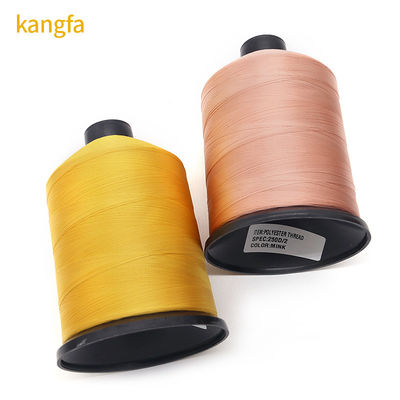 450 g de fils de couture en cuir polyester à haute ténacité Tex135 420D/3