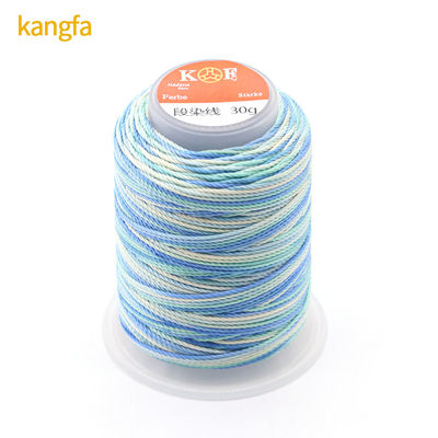 30 g de fil de polyester à 15 couches pour tissage arc-en-ciel à haute ténacité