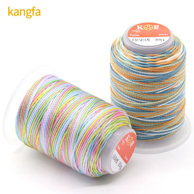 30 g de fil de polyester à 15 couches pour tissage arc-en-ciel à haute ténacité