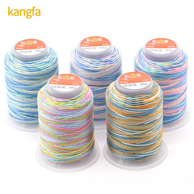 30 g de fil de polyester à 15 couches pour tissage arc-en-ciel à haute ténacité