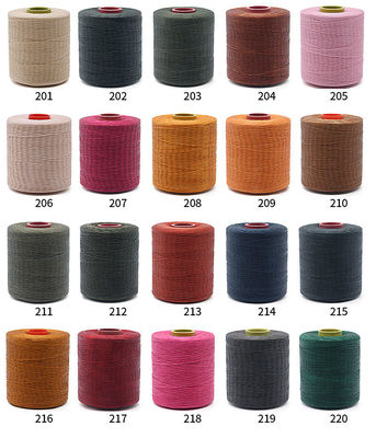 400g/16 Plys Polyester Wax Bonded Braided Thread pour le fil de couture en cuir 210D/16