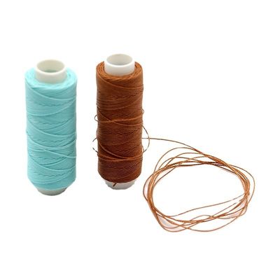 Modèle ciré 12g ciré ciré cousu à la main en cuir à haute résistance fil de polyester écologique