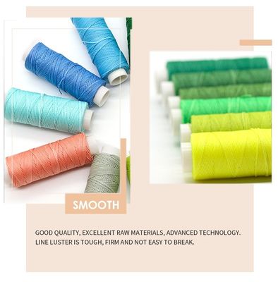 Modèle ciré 12g ciré ciré cousu à la main en cuir à haute résistance fil de polyester écologique