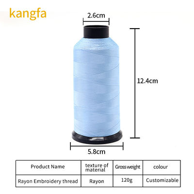 120g 5000y 2 couches Kangfa 120d/2 fil de rayon pour broderie informatisée