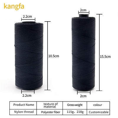 210D/12PLY 210D/18PLY Fil de filets de pêche en polyester à 100% destiné à la couture de cuir et de vêtements