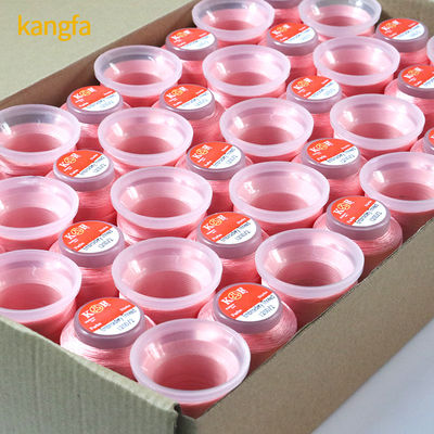Kangfa petit cône 1000M 40 couleurs 100% fil de broderie en polyester de qualité professionnelle