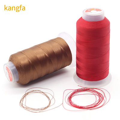 115G 210D/3 100g 1200m Fil de couette pour couture de cuir Perles de nylon haute résistance