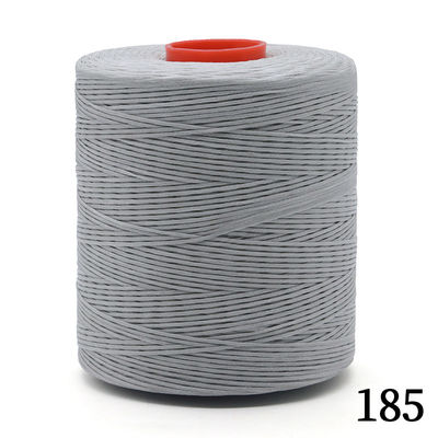 300D/16 fil tricoté en polyester en cire lié à la cire durable pour fil de couture en cuir 1,2 mm