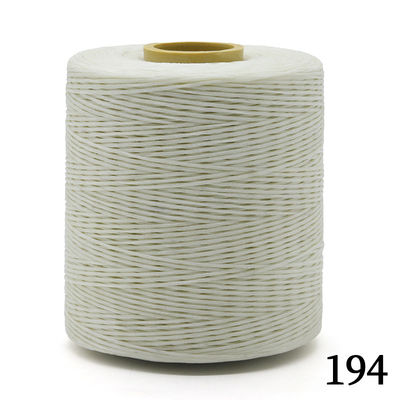 300D/16 fil tricoté en polyester en cire lié à la cire durable pour fil de couture en cuir 1,2 mm