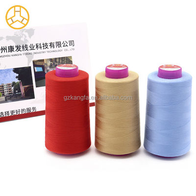 40/2 Fil de couture en polyester cousu 5000y Prix bas 7 jours Essai de commande Délai de livraison OEM/ODM