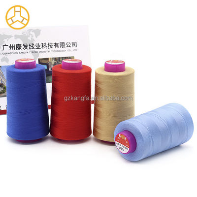 40/2 Fil de couture en polyester cousu 5000y Prix bas 7 jours Essai de commande Délai de livraison OEM/ODM