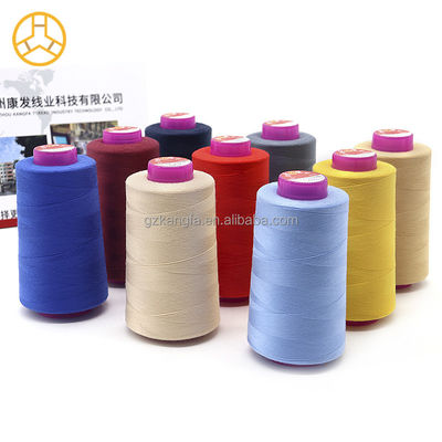 40/2 Fil de couture en polyester cousu 5000y Prix bas 7 jours Essai de commande Délai de livraison OEM/ODM