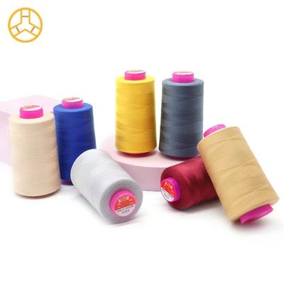 40/2 Fil de couture en polyester cousu 5000y Prix bas 7 jours Essai de commande Délai de livraison OEM/ODM