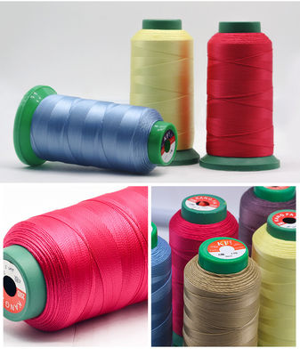 10% de fil de machine à coudre en polyester pour les tapisseries en cuir 115G