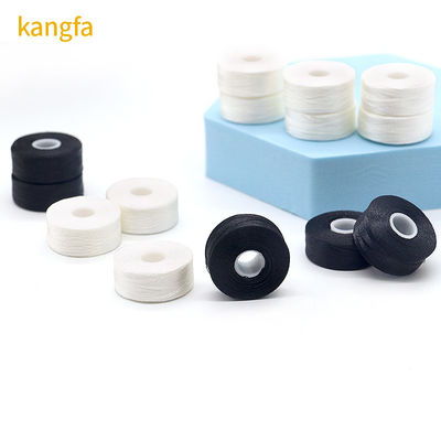 Fil de broderie à bobine pré-enroulement Kangfa en plastique pour broderie particulière 75D/2