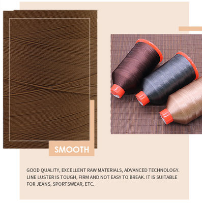 240 couleurs fil de nylon gazeux tex 135 1500 m/cone pour les applications lourdes