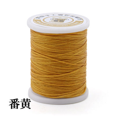 Polyester/ cireux 0,8 mm Fil plat pour couture en cuir 150D 210D Gratuit sans fret
