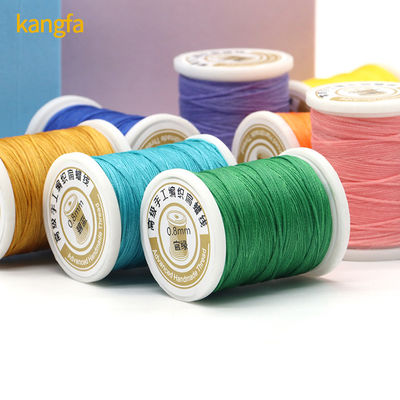 Polyester/ cireux 0,8 mm Fil plat pour couture en cuir 150D 210D Gratuit sans fret