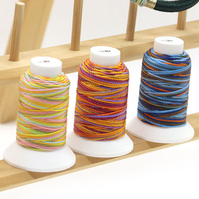 1.0mm MERCÉRIZÉ Corde tressée colorée Tressée à la main Bracelets d'amitié