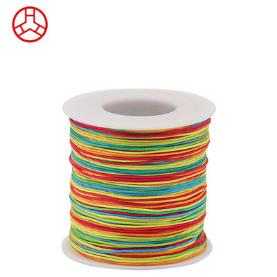 Fil de nylon de jade arc-en-ciel pour les produits en cuir Fabrication de fil de joaillerie à la queue de rat artisanal