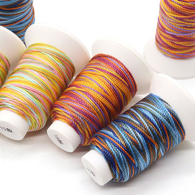 1.0mm MERCÉRIZÉ Corde tressée colorée Tressée à la main Bracelets d'amitié