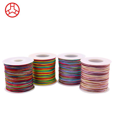 Fil de nylon de jade arc-en-ciel pour les produits en cuir Fabrication de fil de joaillerie à la queue de rat artisanal