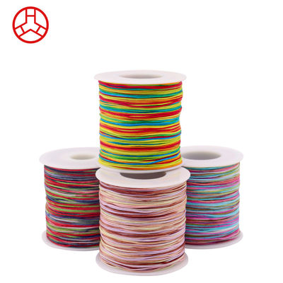 Fil de nylon de jade arc-en-ciel pour les produits en cuir Fabrication de fil de joaillerie à la queue de rat artisanal