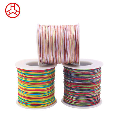 Fil de nylon de jade arc-en-ciel pour les produits en cuir Fabrication de fil de joaillerie à la queue de rat artisanal