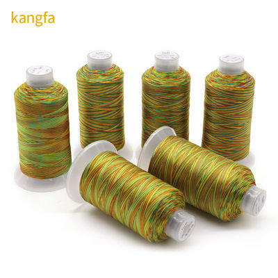 T45 Multicolore personnalisé 150D/3 250g Polyester à haute ténacité fil lié UV Protect