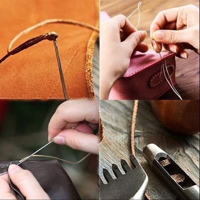 Fourniture de fils de cire plat 300D/16 pour la couture en cuir Polyester fils tressés en cire