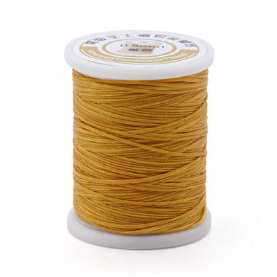 Porte-monnaie de couture en cuir fil ciré-fil de couture pratique pour l'artisanat en cuir faire soi-même 0.8mm fil de cire