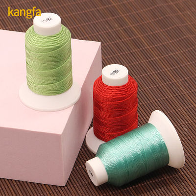 Nombre de fils à 3 couches 100% fil de couture en polyester TEX90 pour crochet en cuir