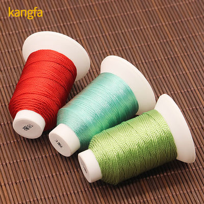 Nombre de fils à 3 couches 100% fil de couture en polyester TEX90 pour crochet en cuir