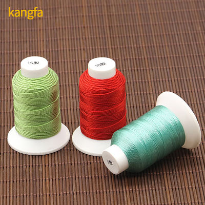 Nombre de fils à 3 couches 100% fil de couture en polyester TEX90 pour crochet en cuir